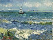 Vincent Van Gogh Zeegezicht bij Les Saintes-Maries-de-la-Mer oil painting on canvas